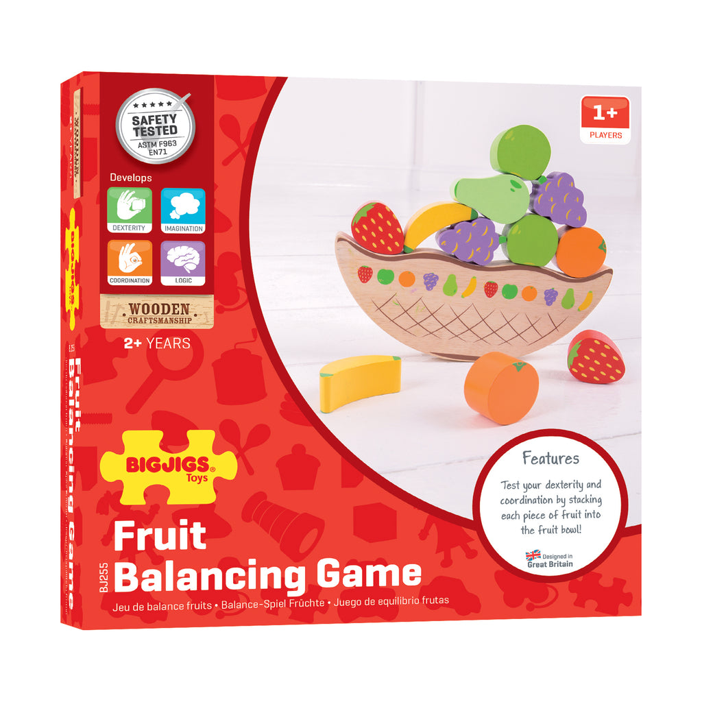 Bigjigs Toys Wooden Fruit Balancing Game