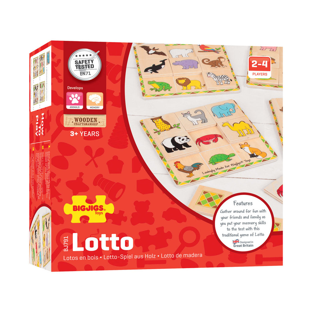 Bigjigs Toys Wooden Lotto