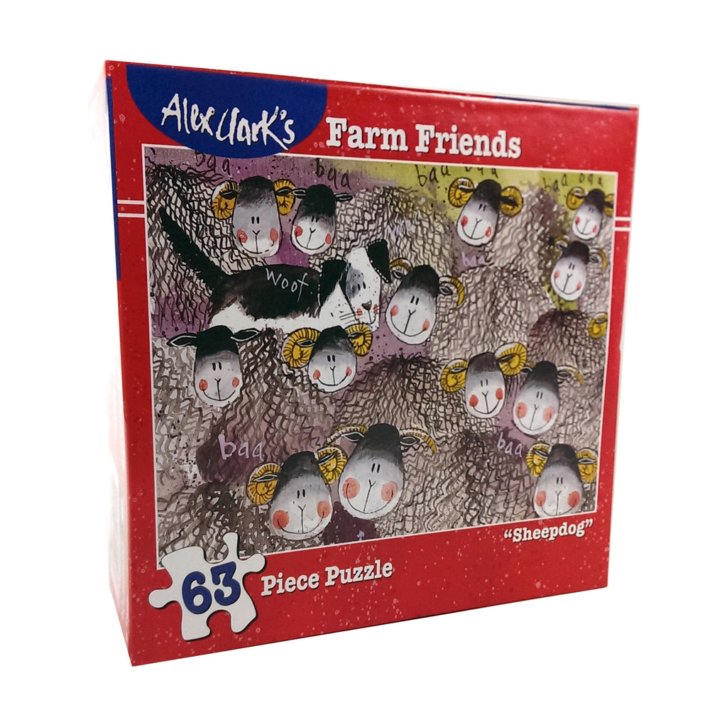 Briarpatch Alex Clark's Farm Friends - Sheepdog Puzzle: 63 Pcs