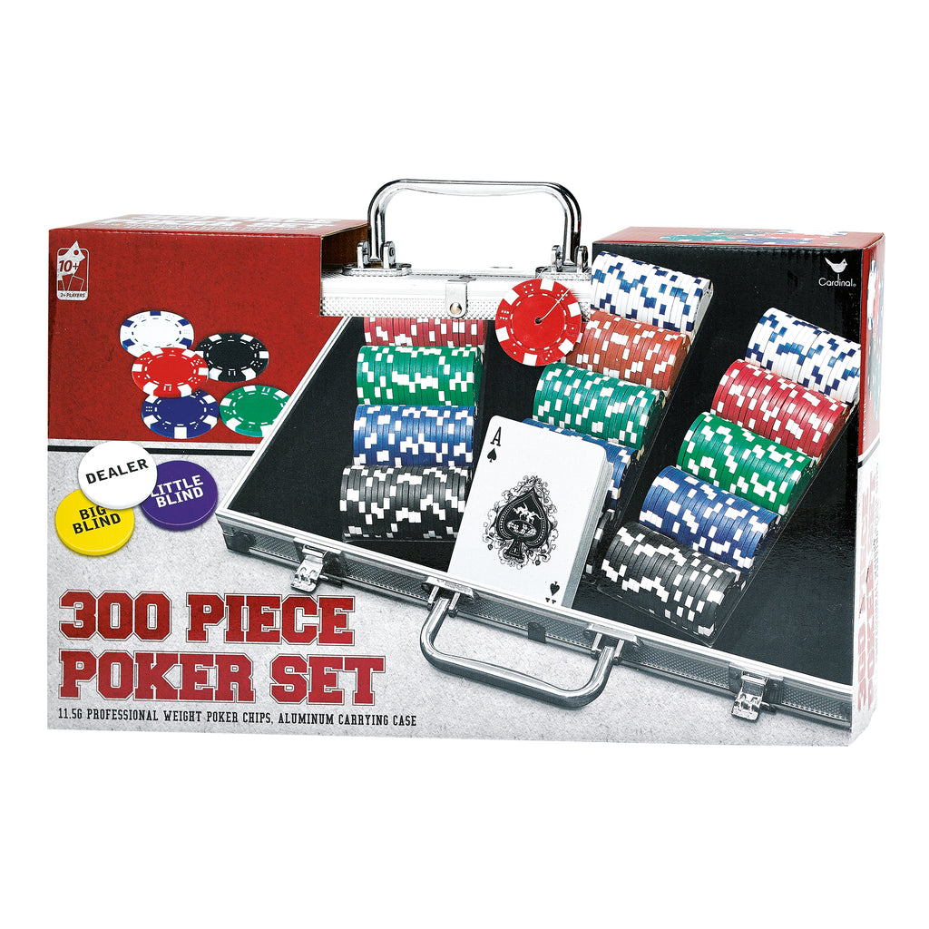Cardinal 300 Piece Poker Set in Aluminum Carrying Case