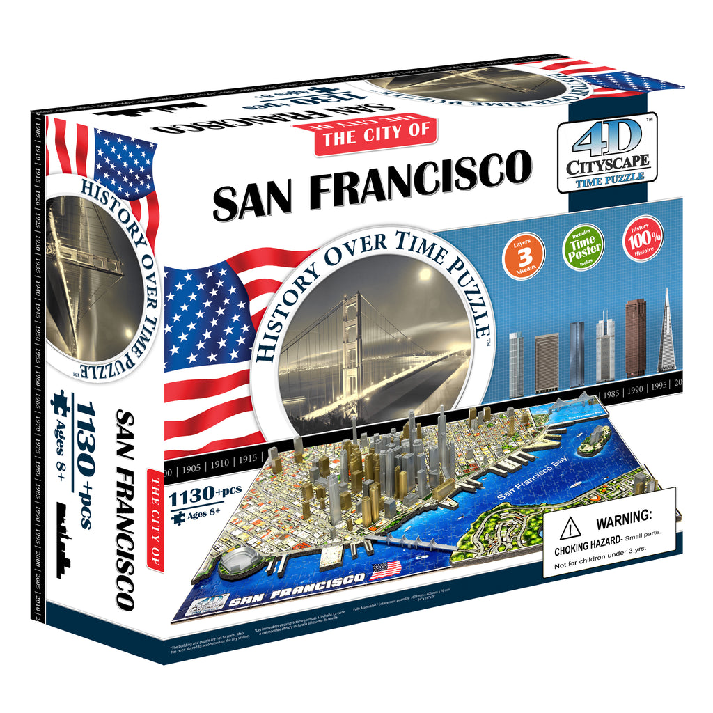4D Cityscape 4D Cityscape Time Puzzle - San Francisco, USA