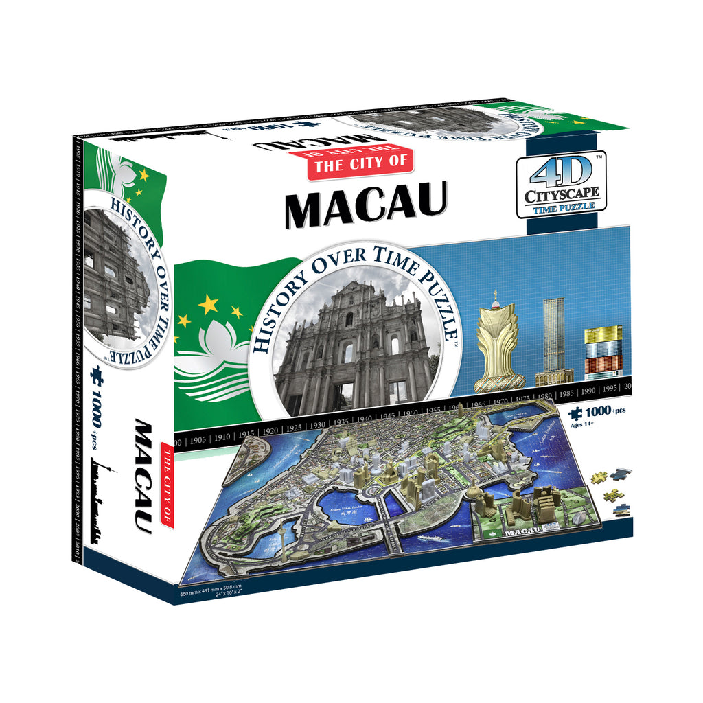 4D Cityscape 4D Cityscape Time Puzzle - Macau, China: 1000 Pcs