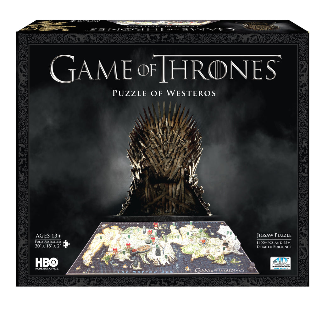 4D Cityscape 4D Cityscape Time Puzzle - Game of Thrones: A Guide to Westeros