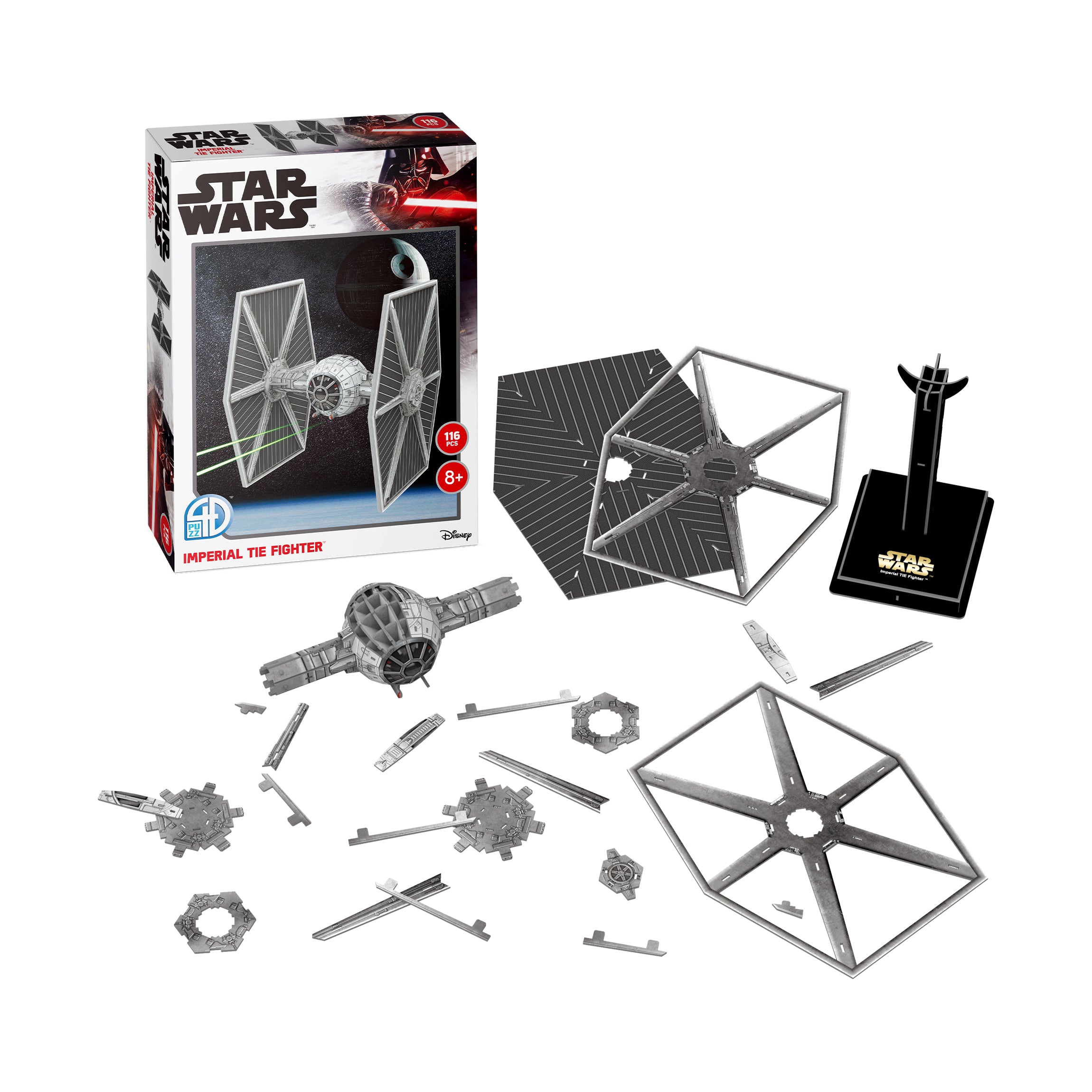 AMT STAR WARS: A NEW HOPE TIE FIGHTER 1:32 SCALE MODEL KIT | Round2 AMT STAR WARS: A NEW HOPE TIE FIGHTER 1:32 SCALE MODEL KIT | Round2