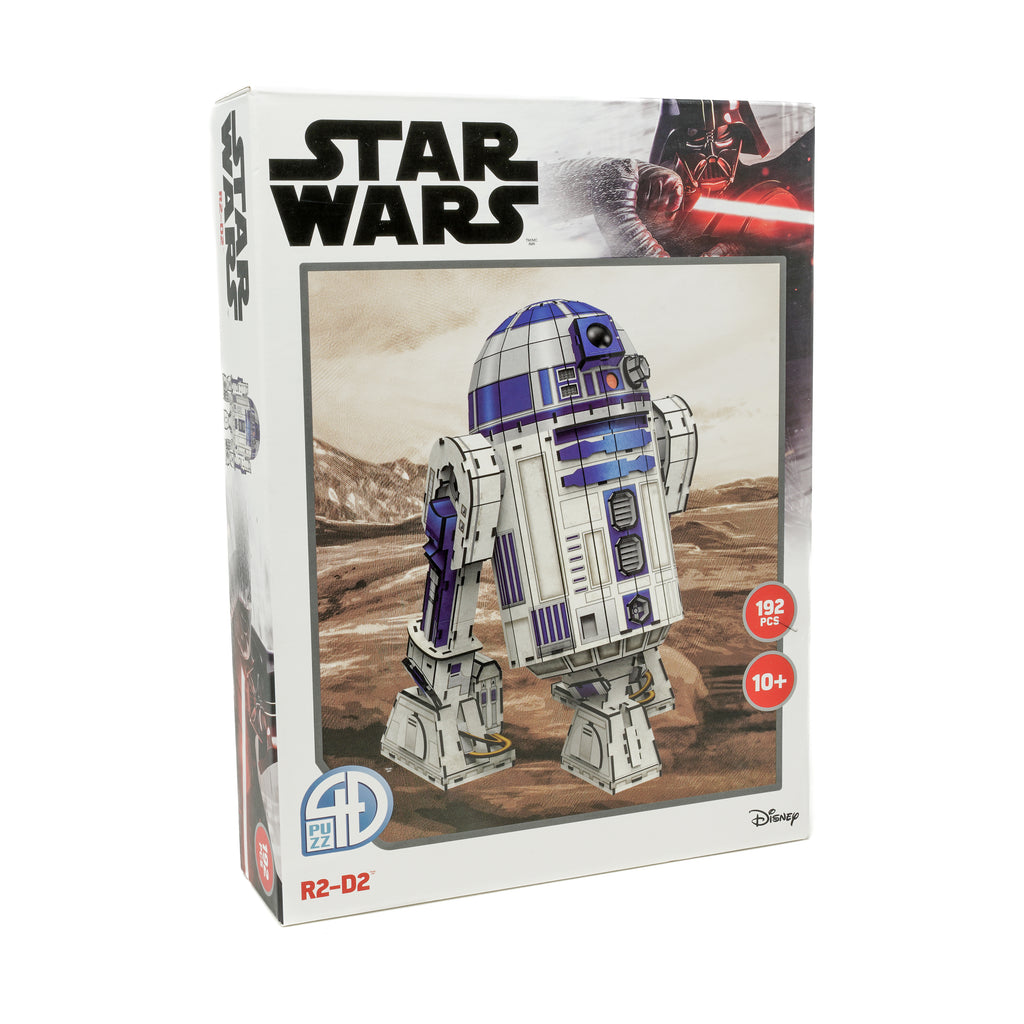 4D Cityscape Star Wars - R2D2 Paper Model Kit: 192 Pcs