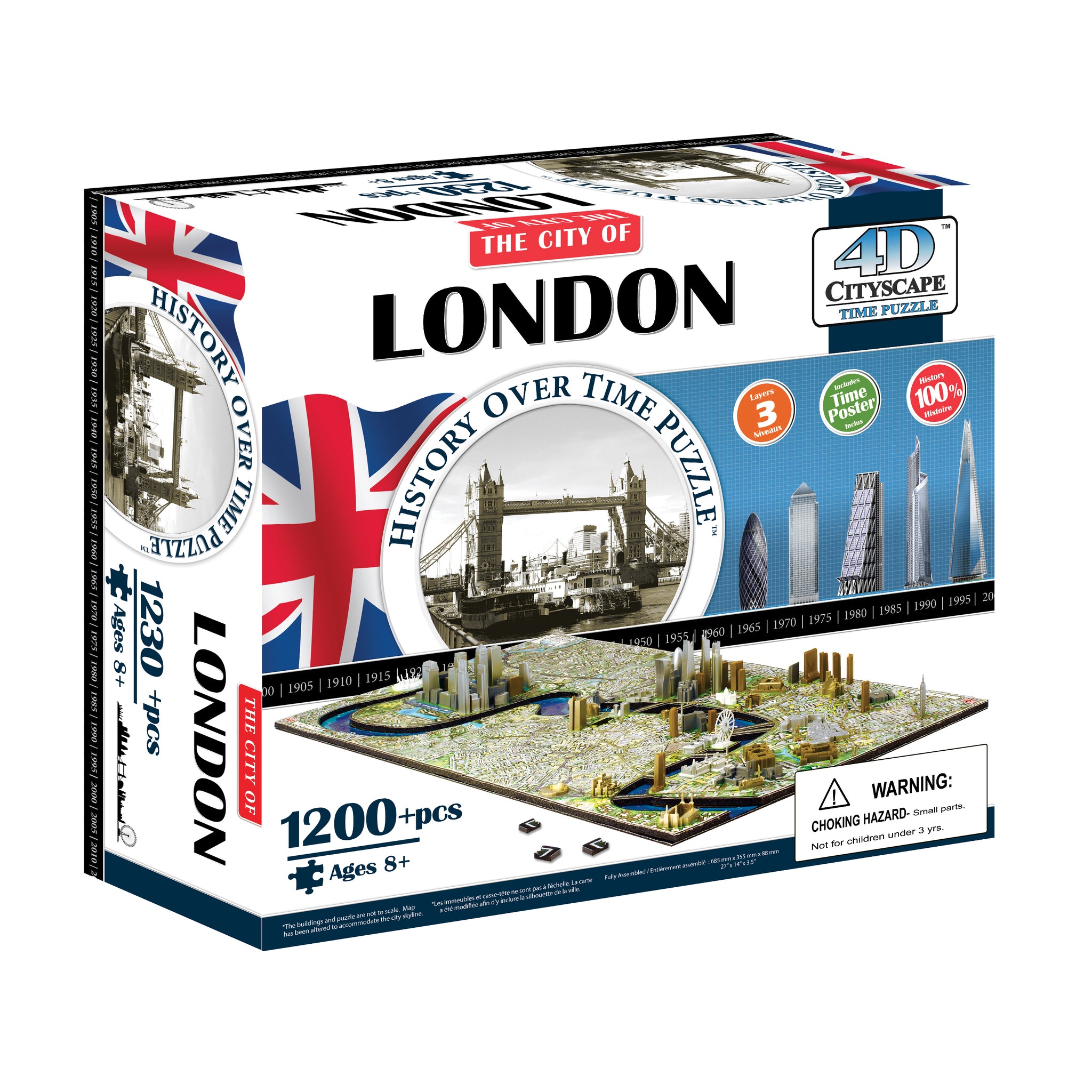 4D Cityscape Time Puzzle - London, England | AreYouGame 