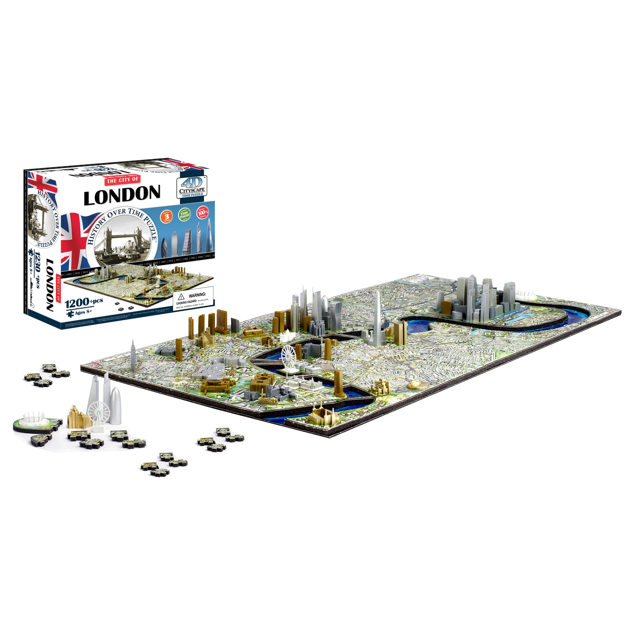 4D Cityscape Time Puzzle - London, England | AreYouGame