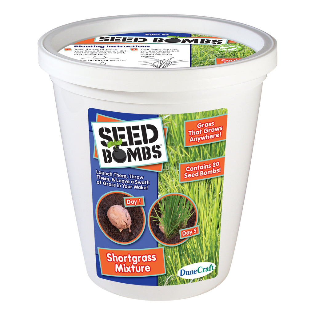 Dunecraft Seed Bomb Bucket - Shortgrass Mixture