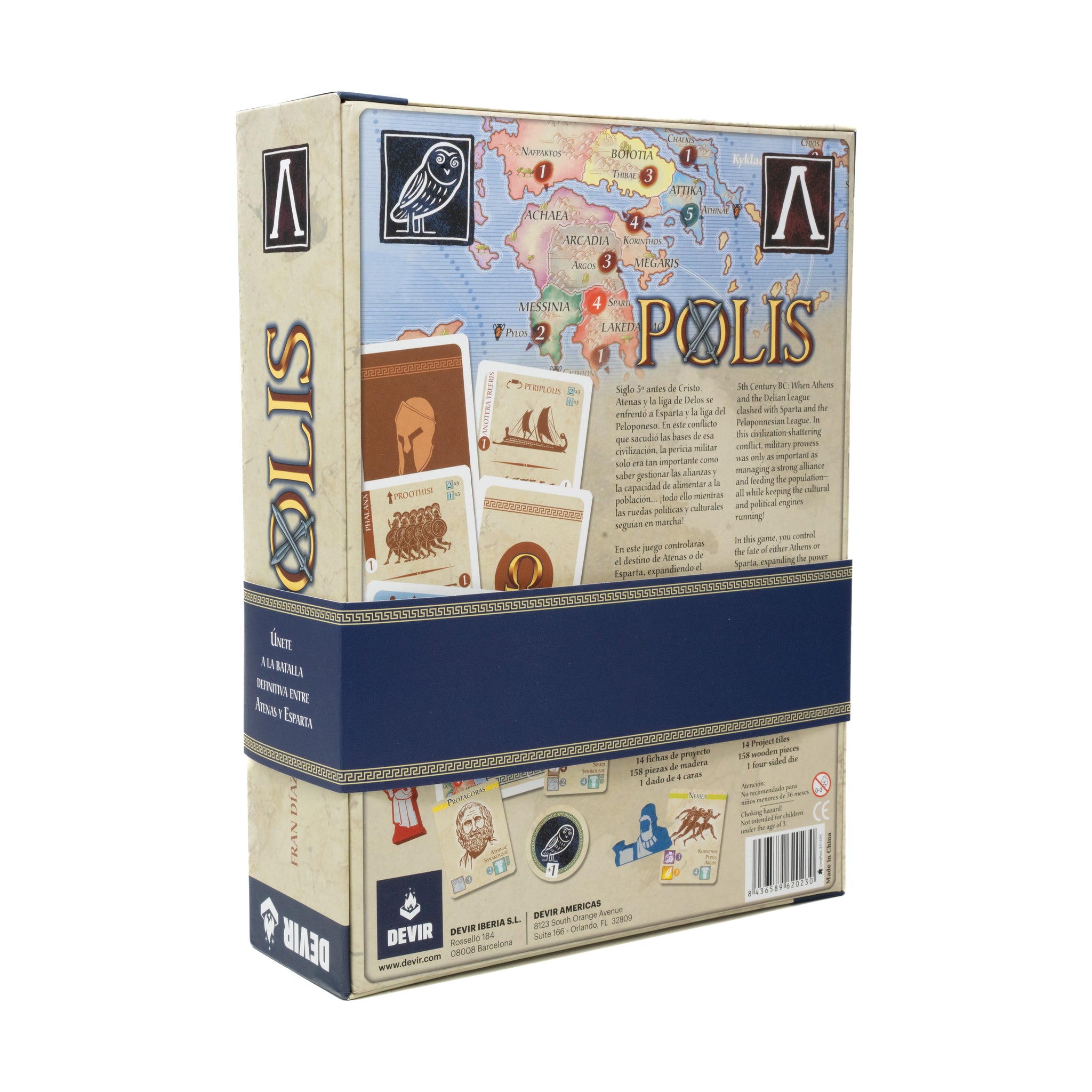 Board Game Review Devir Games Polis - 2 Player Strategy Board Game Set ...