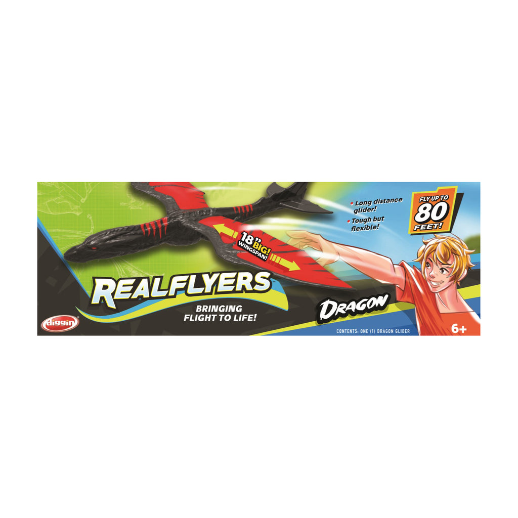 Diggin Active Realflyers Long-Distance Glider - Dragon