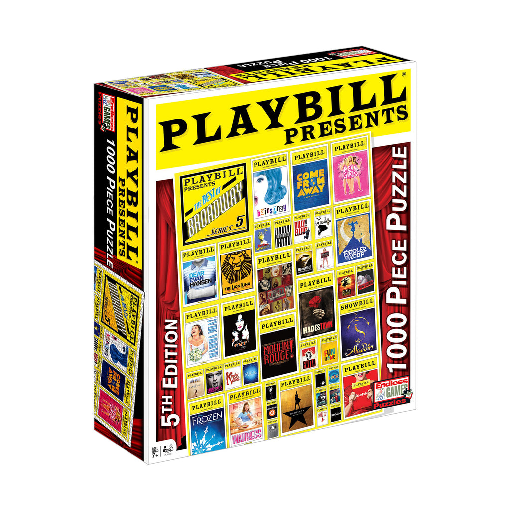 Endless Games Playbill Presents - Best of Broadway Jigsaw Puzzle: 1000 Pcs
