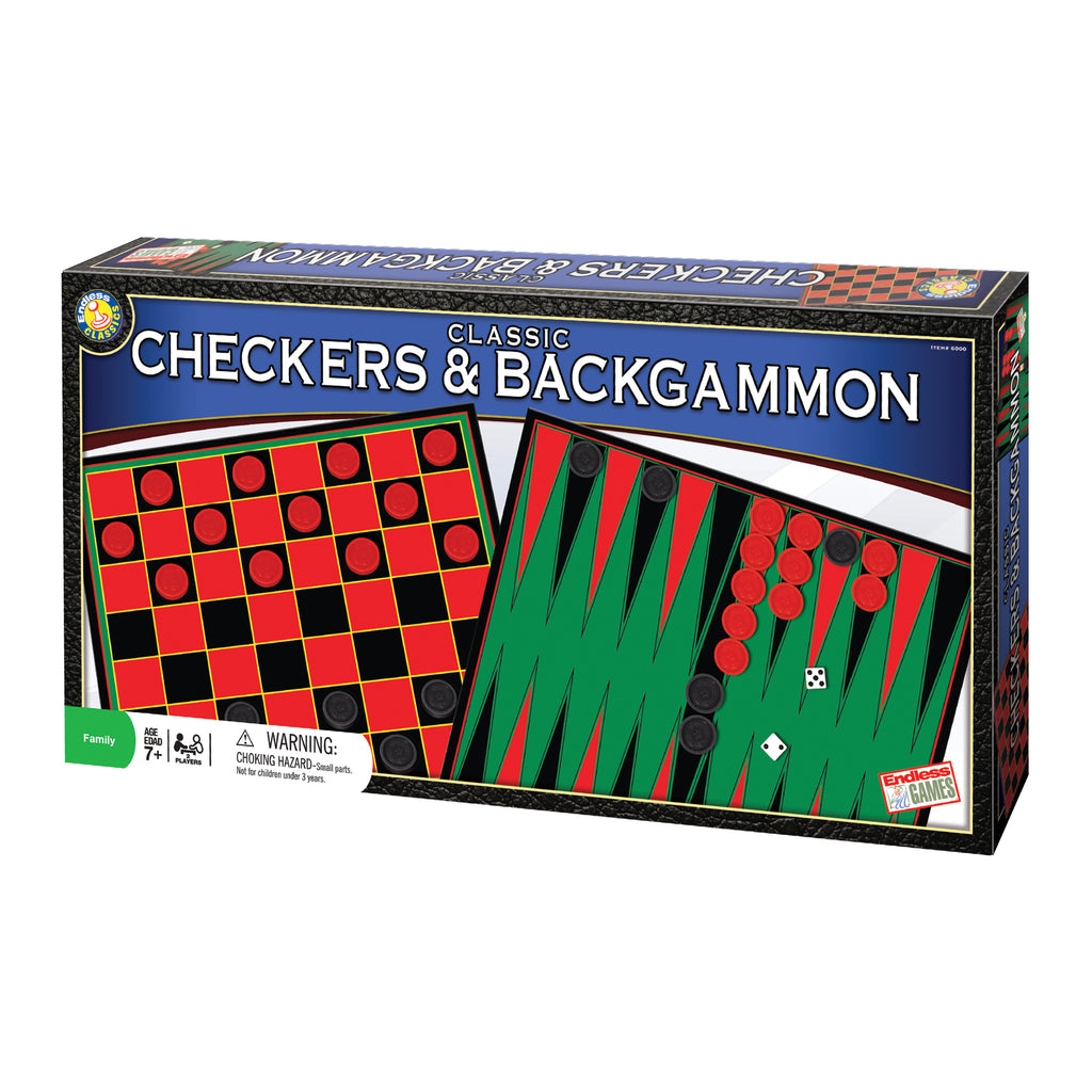 Endless Games Classic Checkers/Backgammon