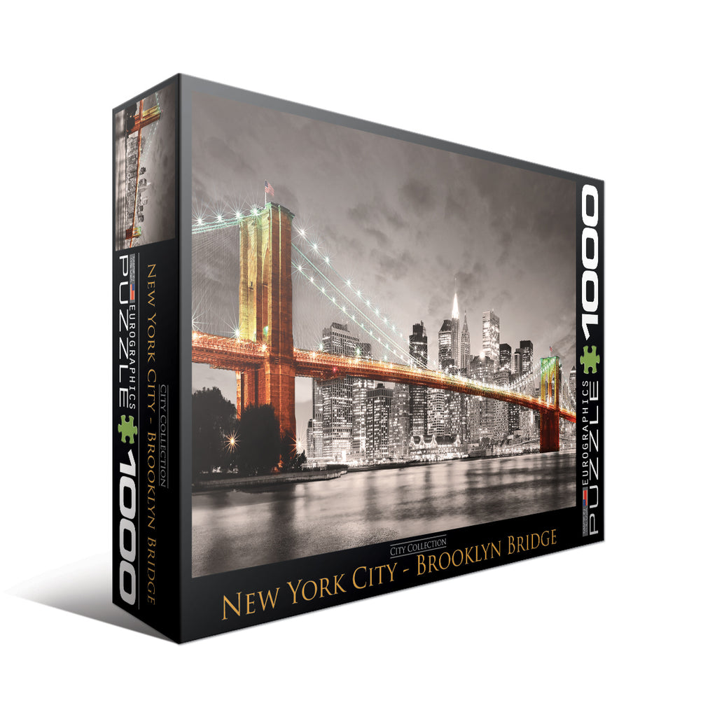 Eurographics Inc City Collection - New York City - Brooklyn Bridge: 1000 Pcs
