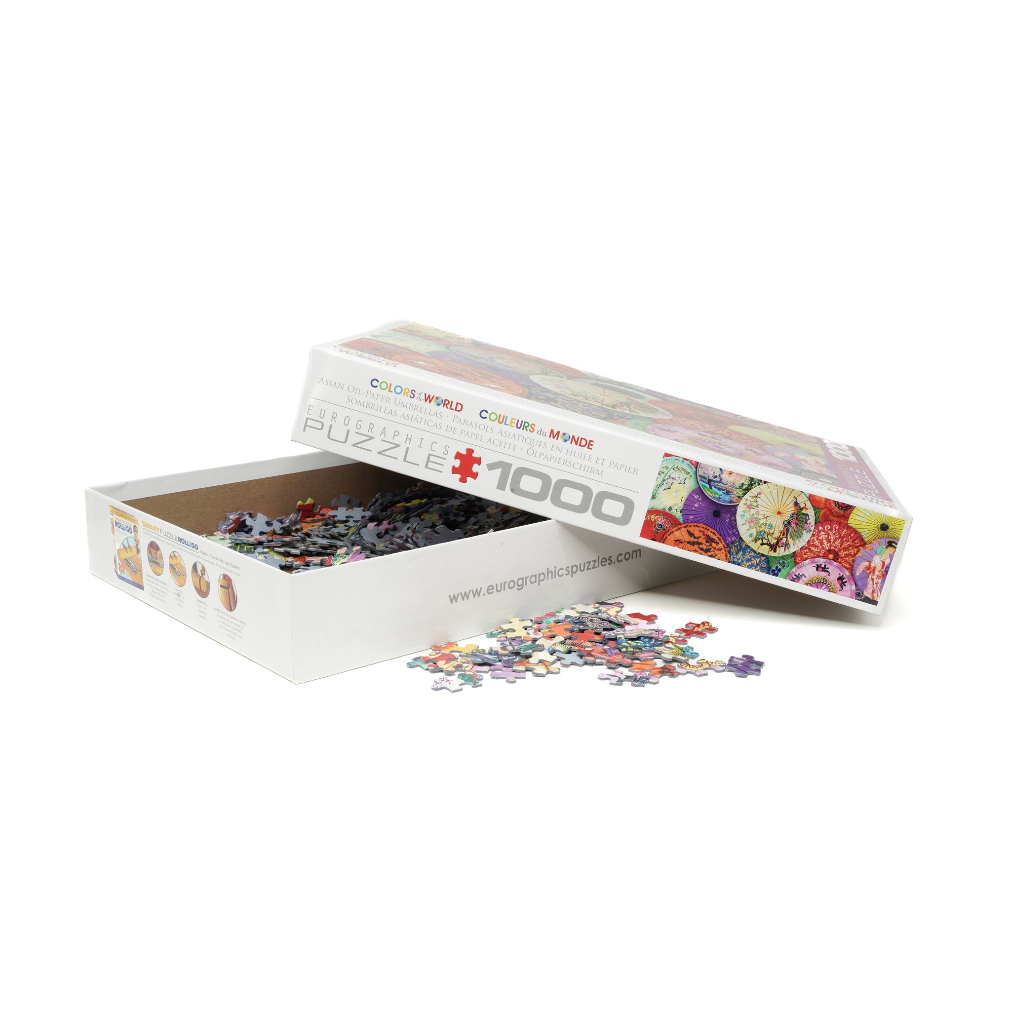 Asian Oil-Paper Umbrellas: 1000 Pcs Jigsaw Puzzle | AreYouGame