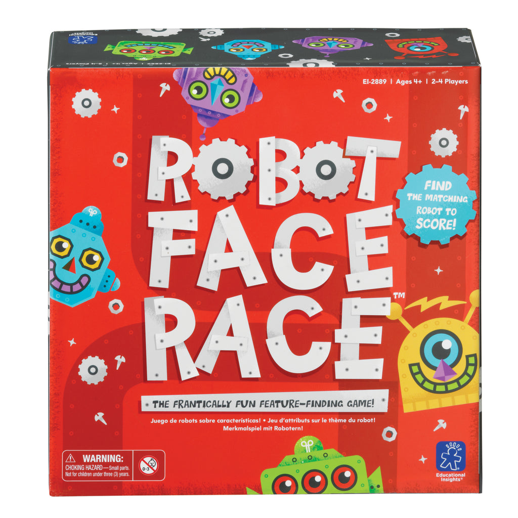 Educational Insights Robot Face Race Game