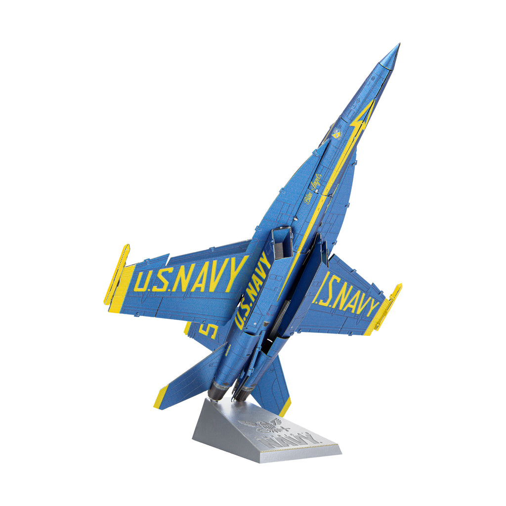 Fascinations Metal Earth Premium Series ICONX 3D Metal Model Kit - Blue Angels F/A-18 Super Hornet