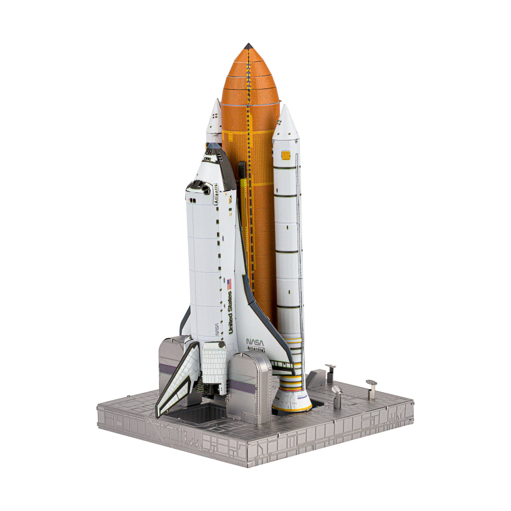 Fascinations Metal Earth Premium Series ICONX 3D Metal Model Kit - Space Shuttle Launch Kit