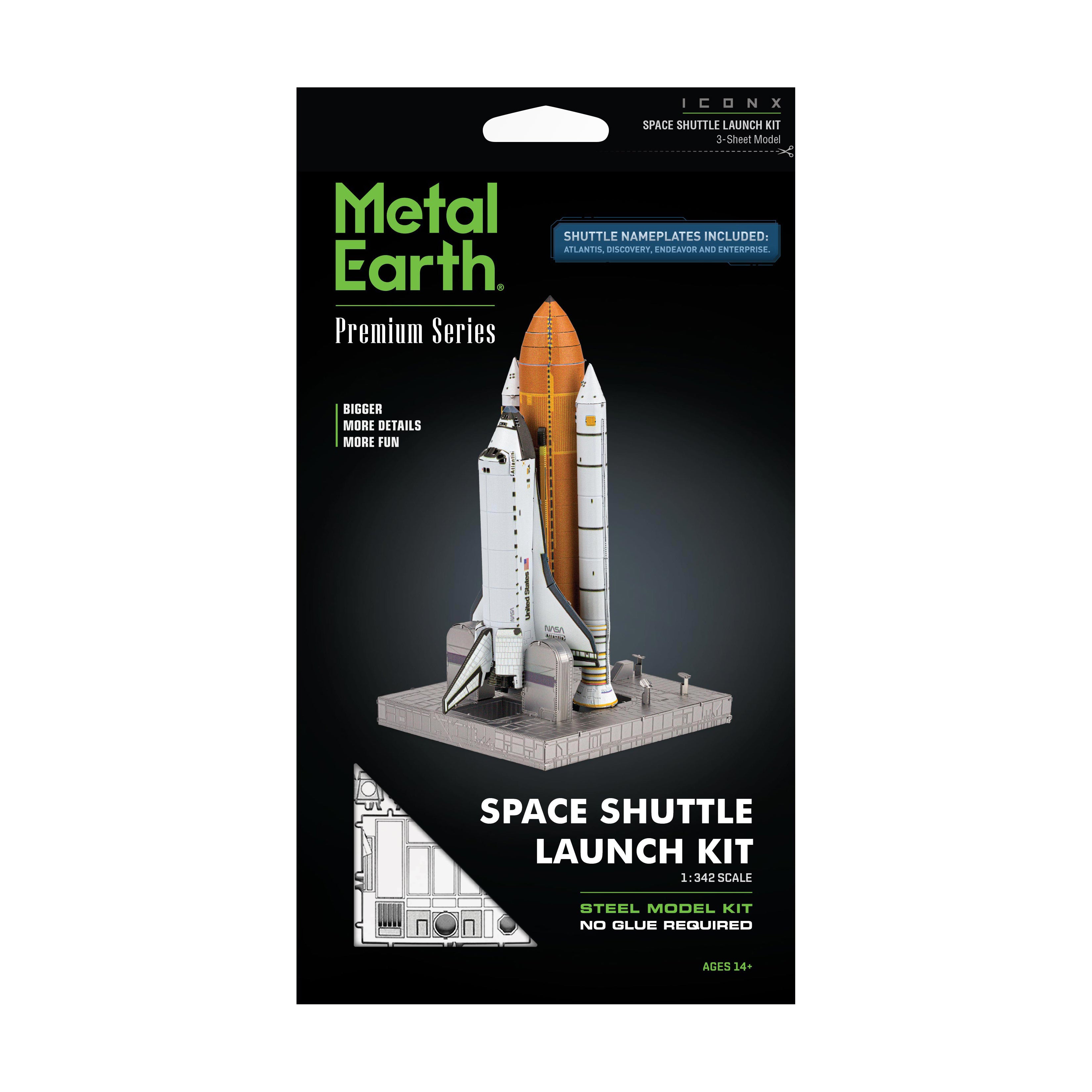Metal Earth 3D Metal Model Kit - Space Shuttle Launch Kit – AreYouGame.com