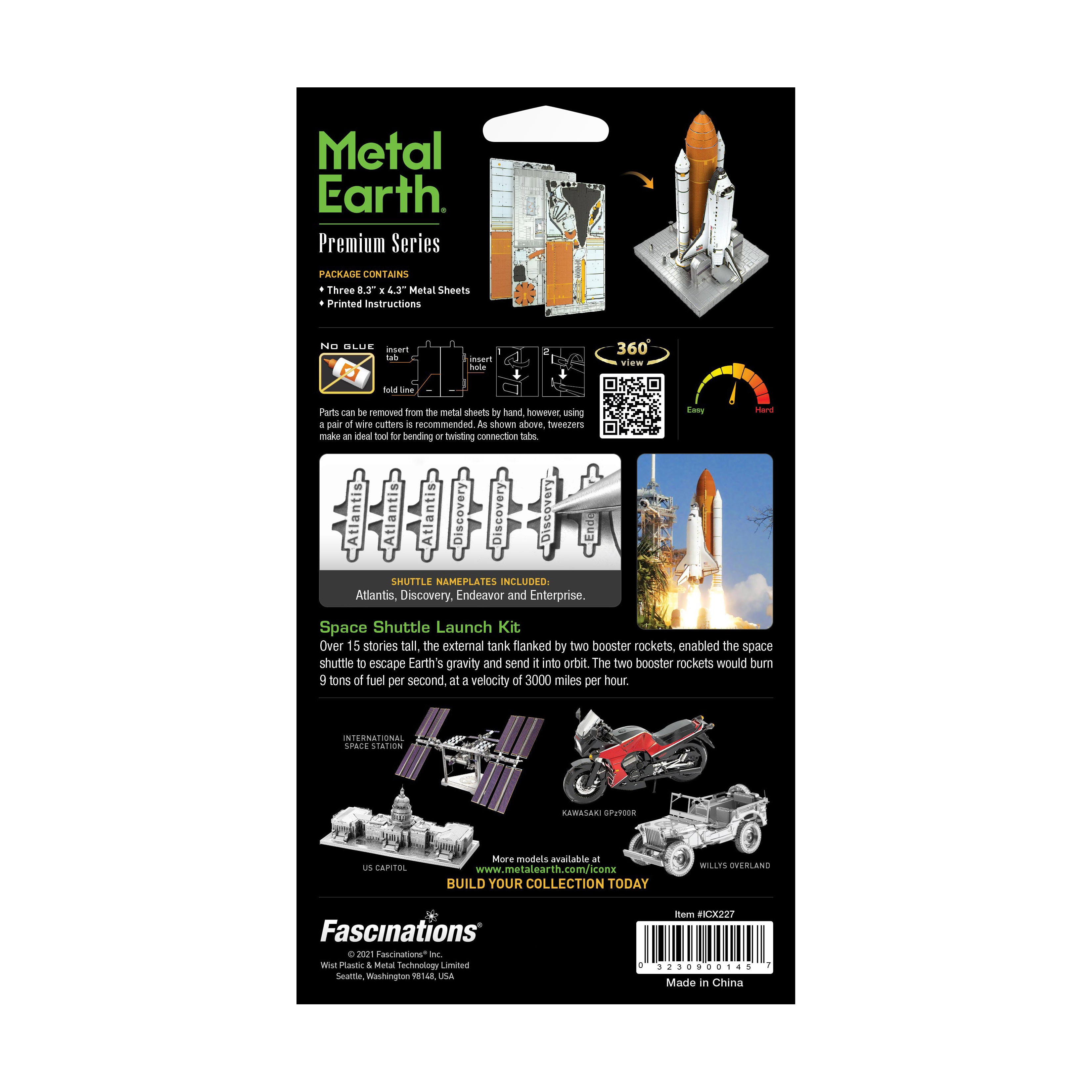 Metal Earth 3D Metal Model Kit - Space Shuttle Launch Kit – AreYouGame.com