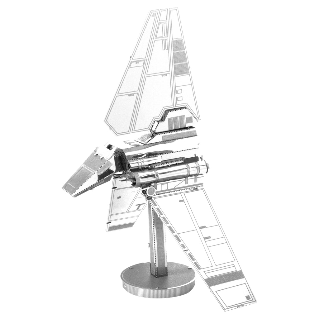 Fascinations Metal Earth 3D Metal Model Kit - Star Wars Imperial Shuttle