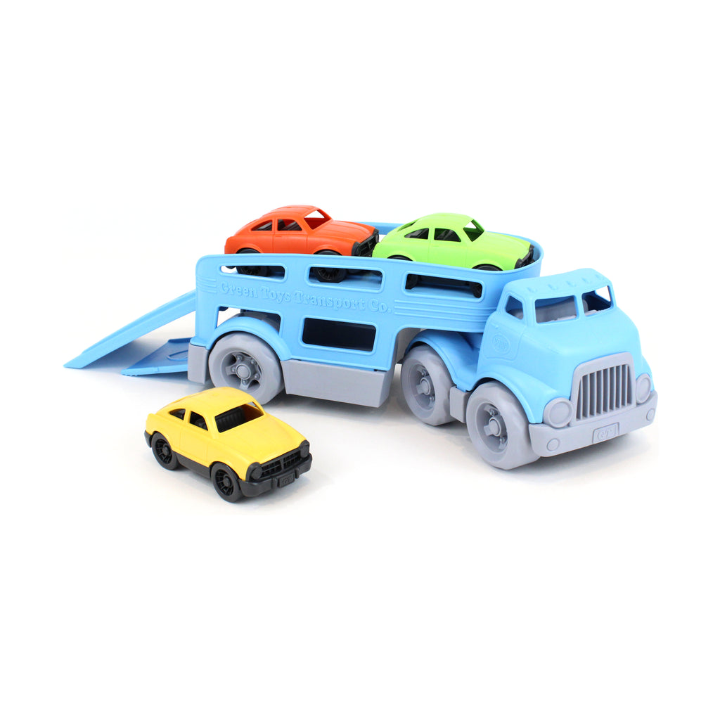 Green Toys Car Carrier with Mini Cars