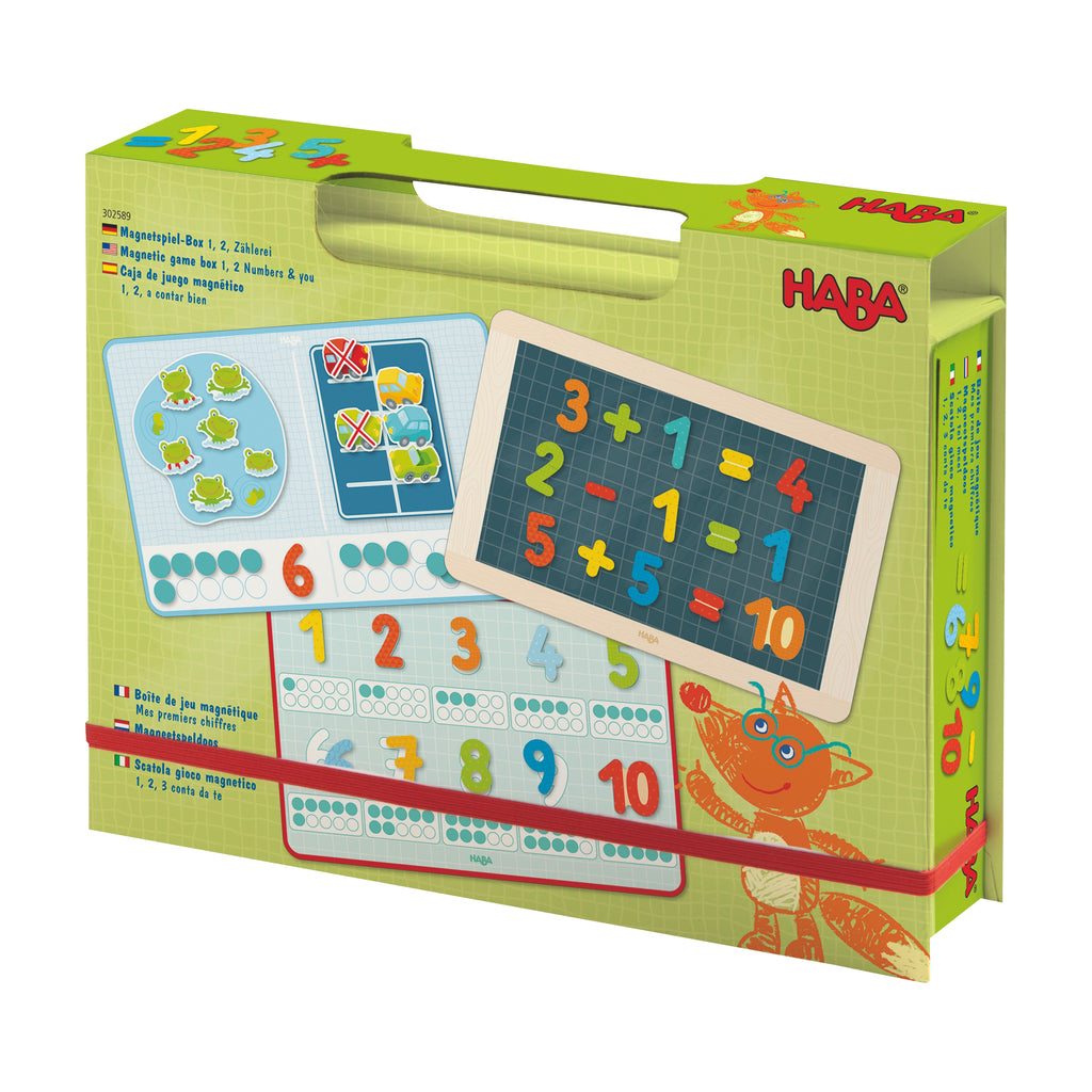 HABA Magnetic Game Box - 1, 2 Numbers & You
