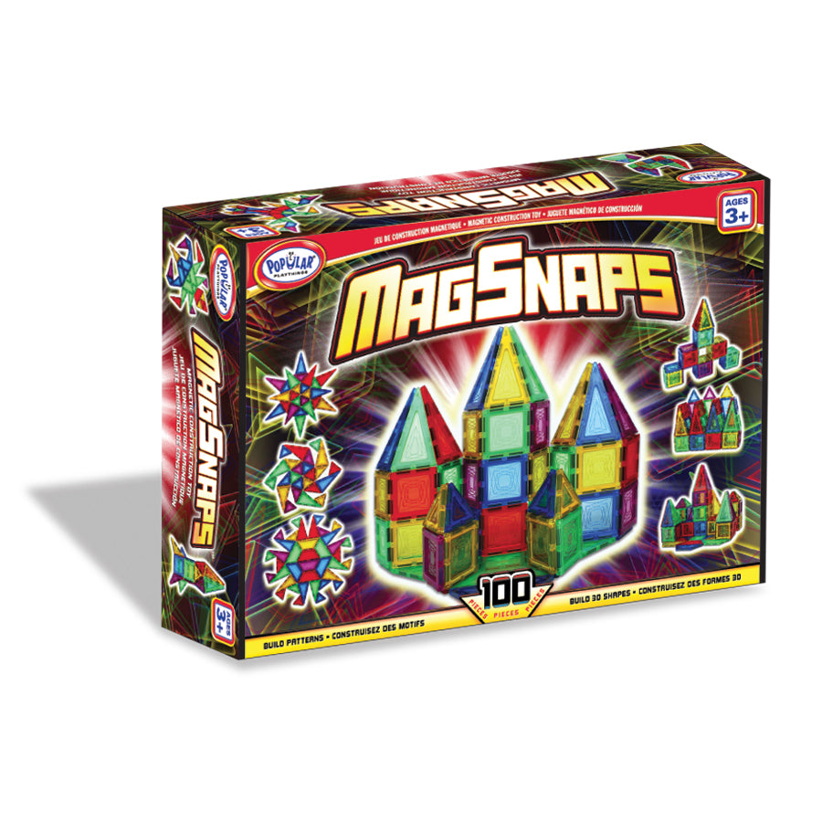 Popular Playthings MagSnaps 100 Piece Set