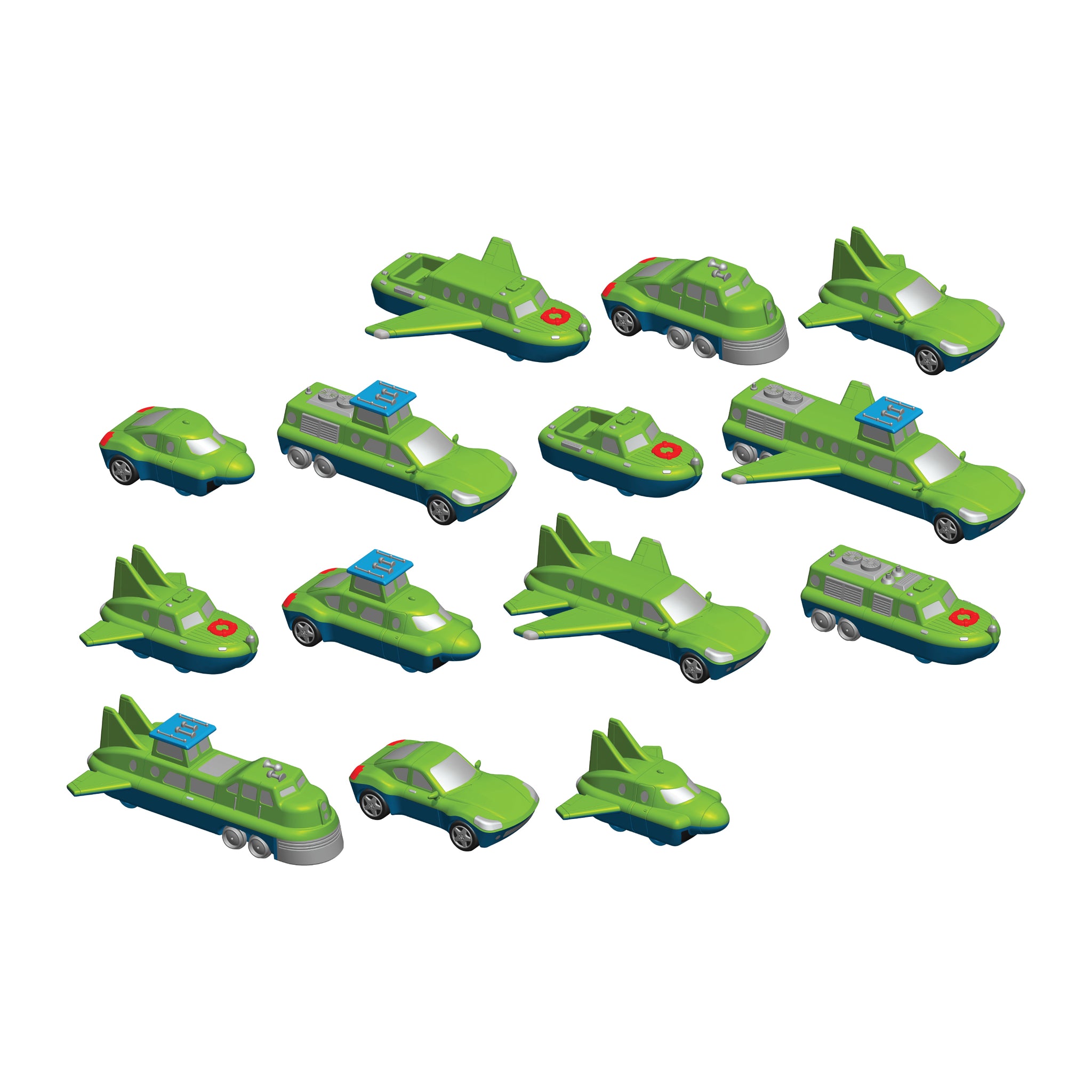 Magnetic Mix or Match Vehicles: Set #1 | AreYouGame – AreYouGame.com