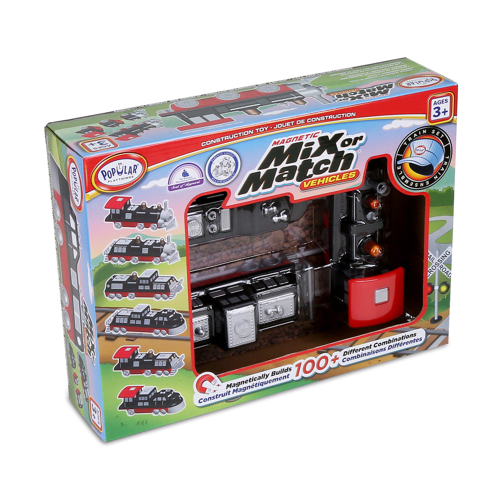 Popular Playthings Magnetic Mix or Match Vehicles: Train Set