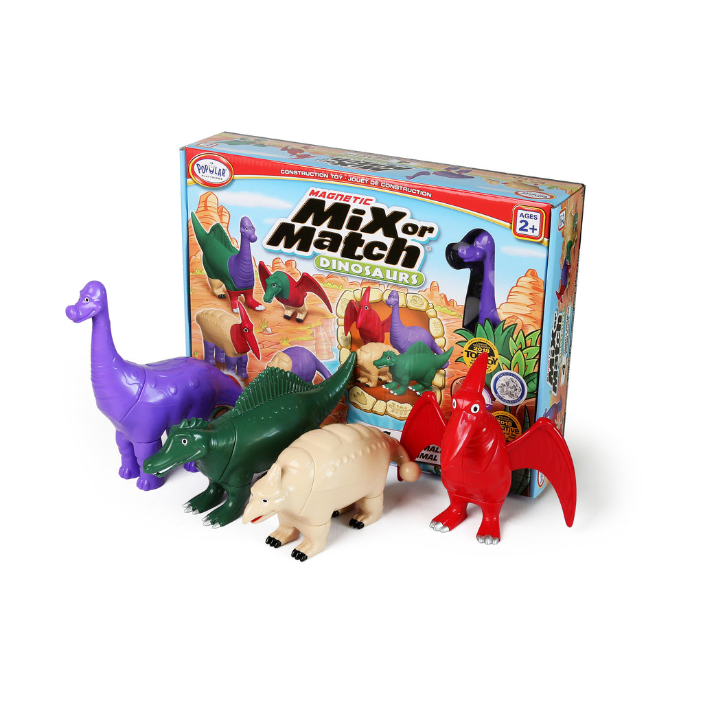 Popular Playthings Magnetic Mix or Match Dinosaurs: Set #2