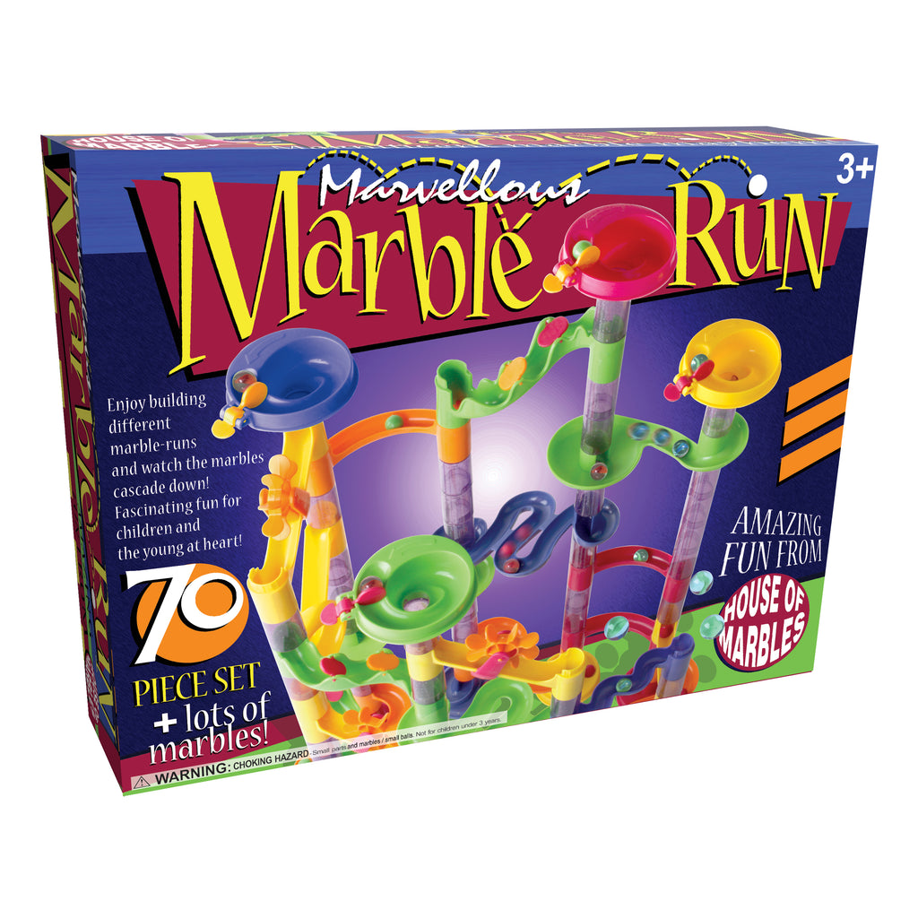 House of Marbles Marvellous Marble Run - 70 Piece Set