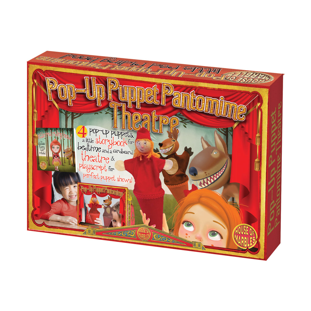 House of Marbles Pop-Up Puppet Pantomime Theatre - Little Red Riding Hood