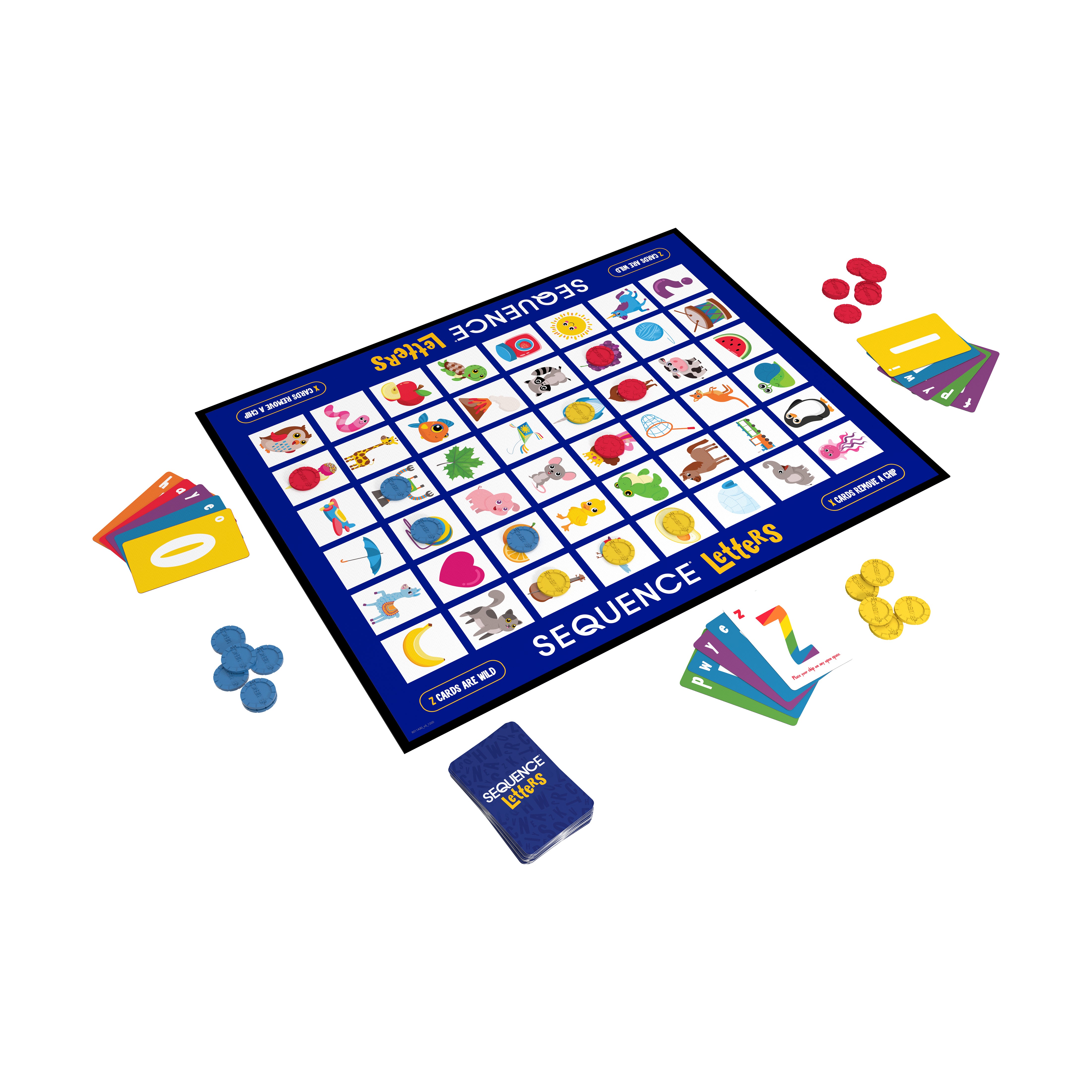 Sequence Letters Board Game for Kids - JAX8011