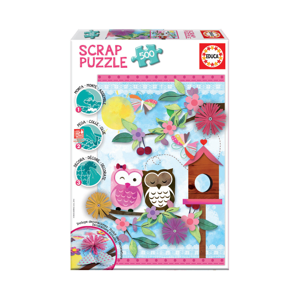 Educa Scrap Puzzle - Valentine Art: 500 Pcs