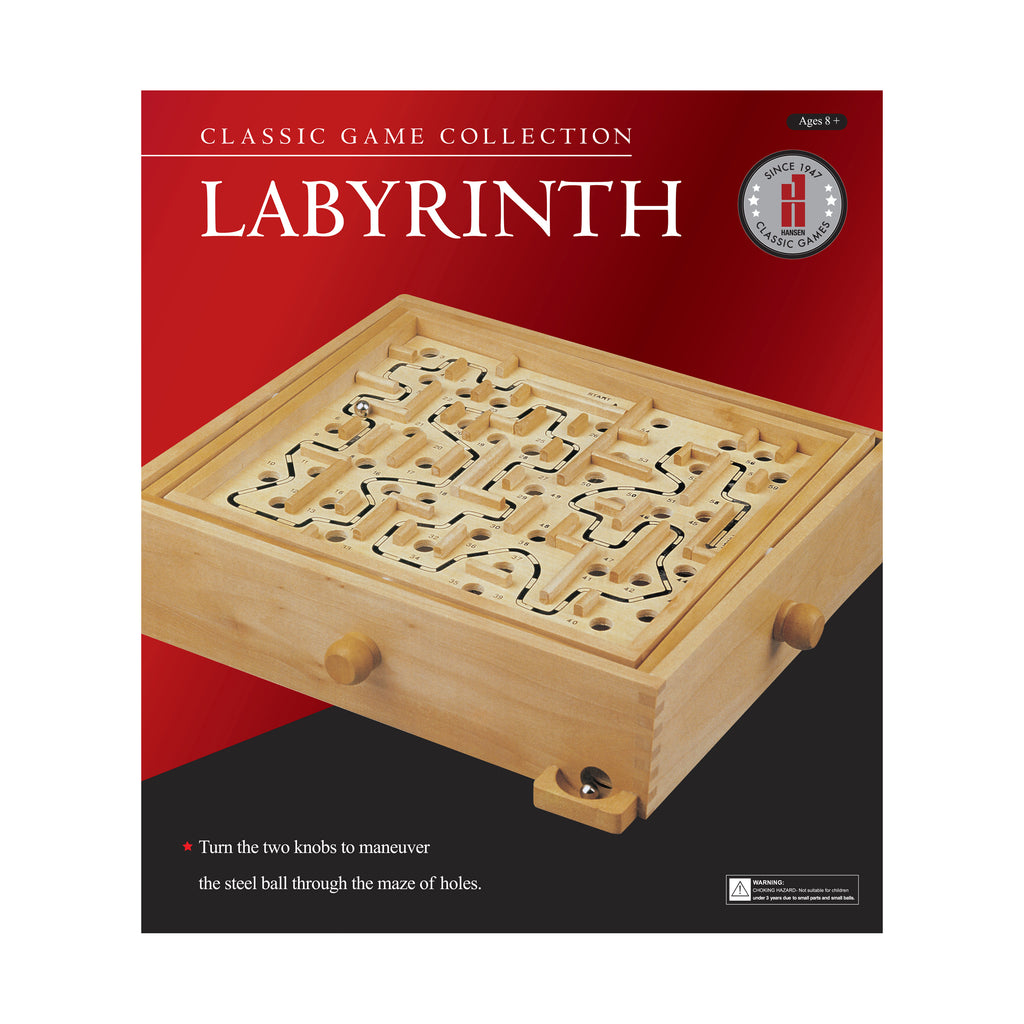 John N. Hansen Co. Classic Game Collection - Wood Labyrinth