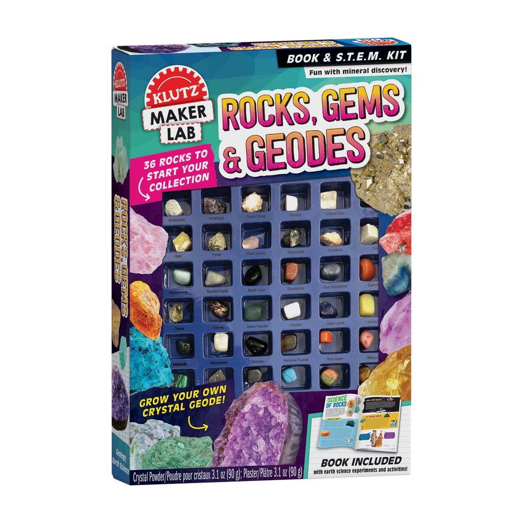 Klutz Klutz Maker Lab - Rocks, Gems & Geodes