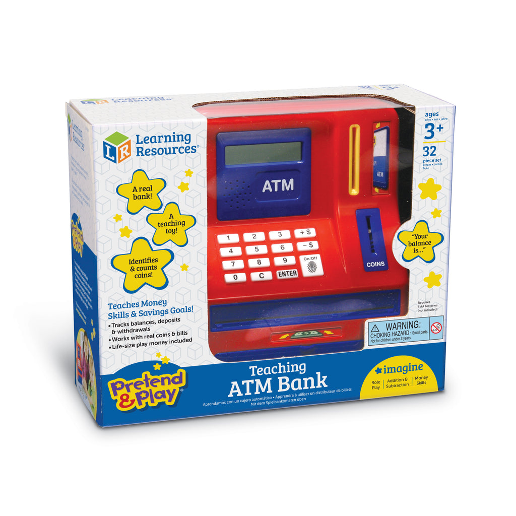 Learning Resources Pretend & Play - Teaching ATM Bank