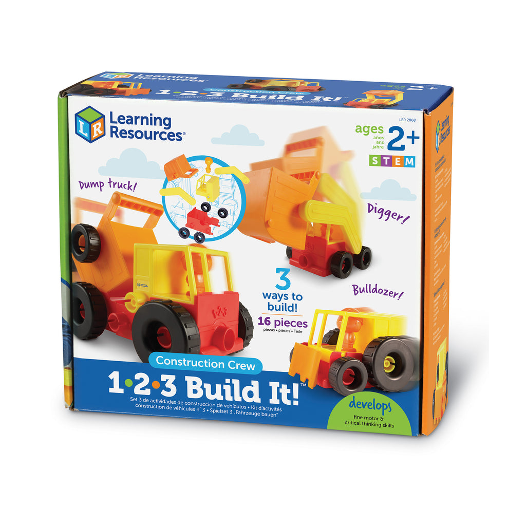 Learning Resources 1-2-3 Build It! Construction Crew