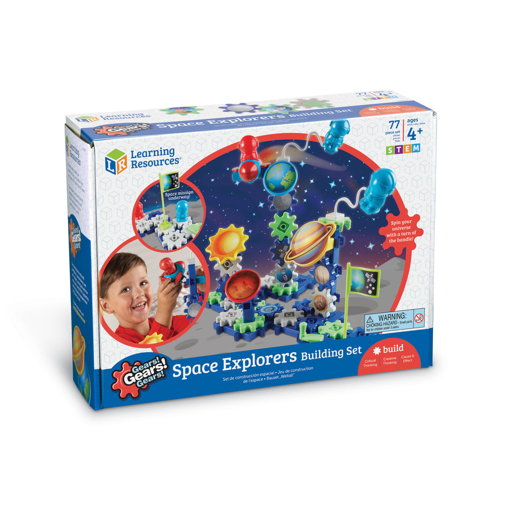 Learning Resources Gears! Gears! Gears! - Space Explorers Building Set