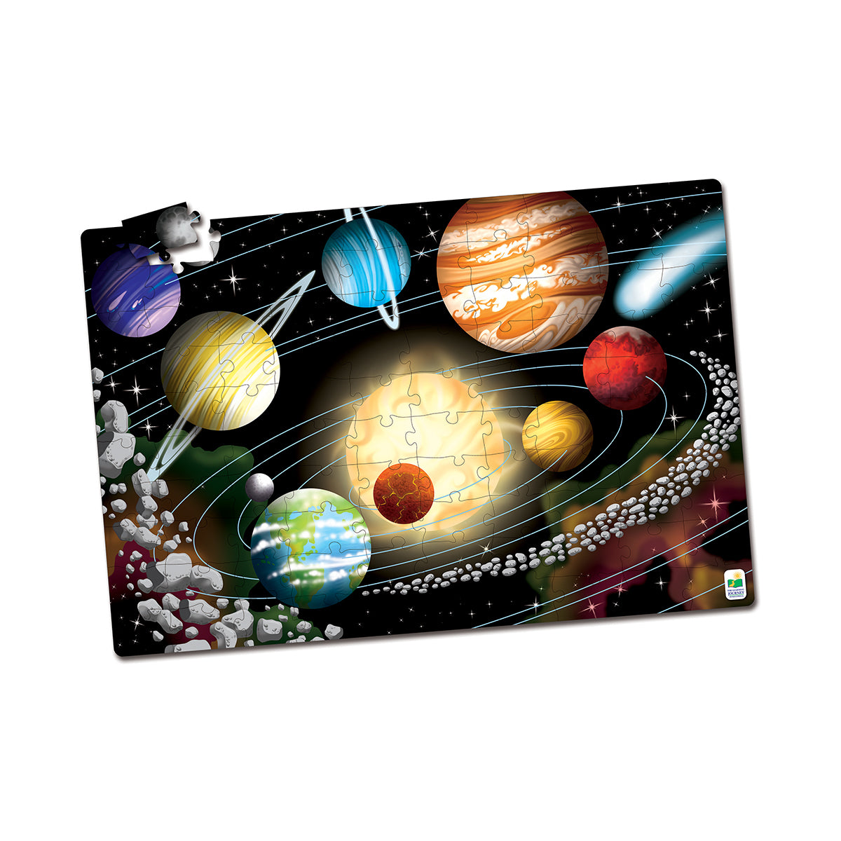 Puzzle Doubles! - Glow in the Dark Space: 100 Pcs | AreYouGame