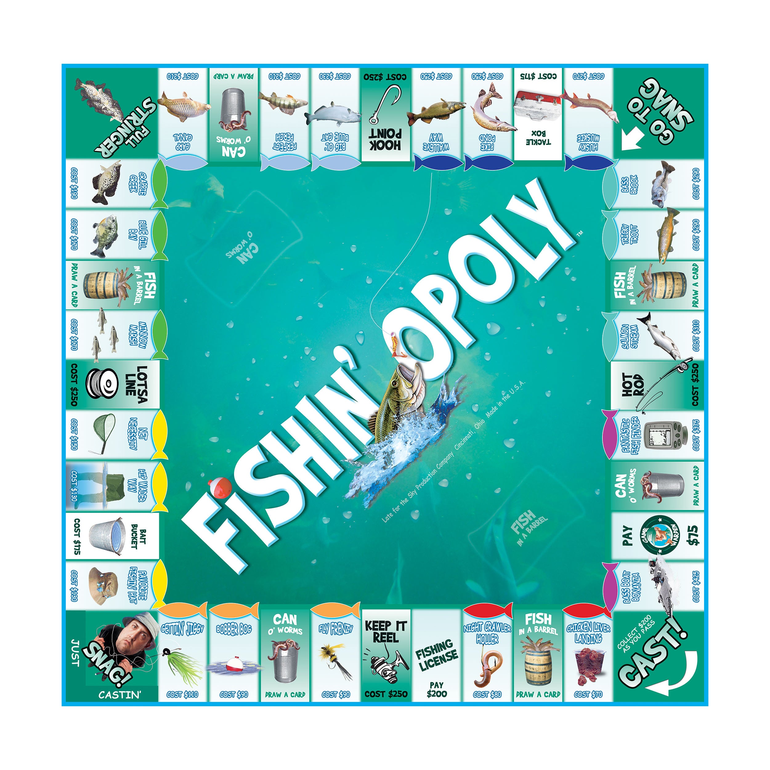 Fishin'-opoly, Family Game