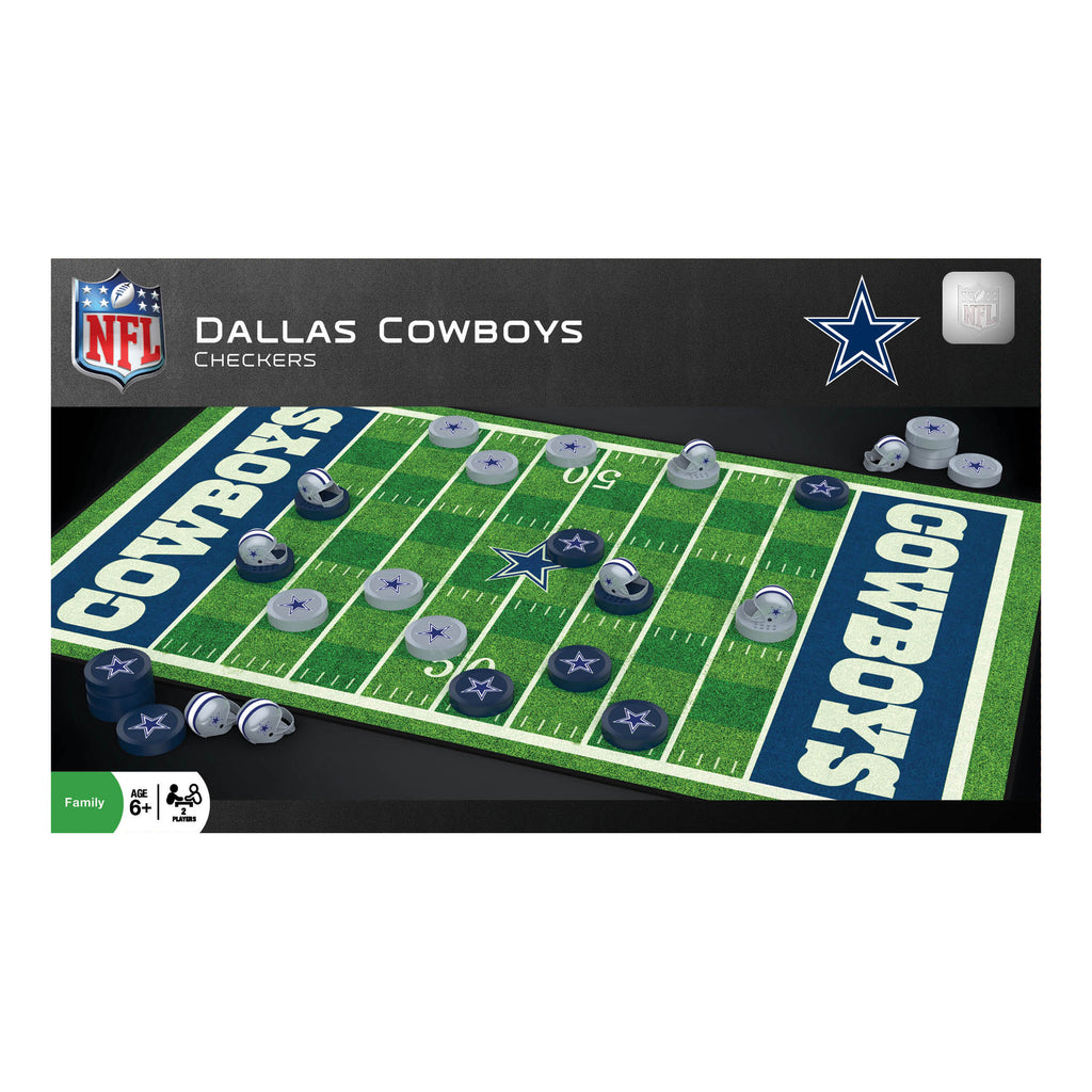 Masterpieces Puzzles NFL Checkers - Dallas Cowboys