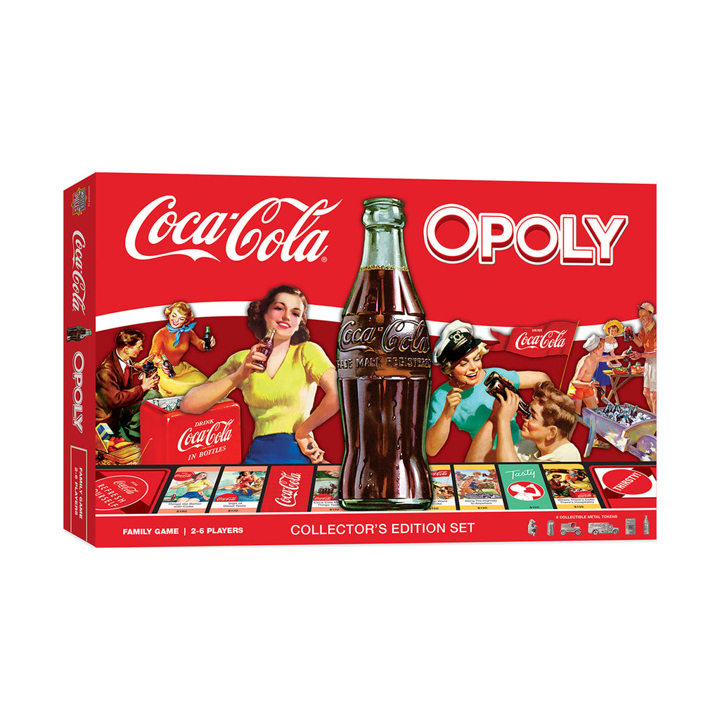 Masterpieces Puzzles Coca-Cola Opoly Collector's Edition Set