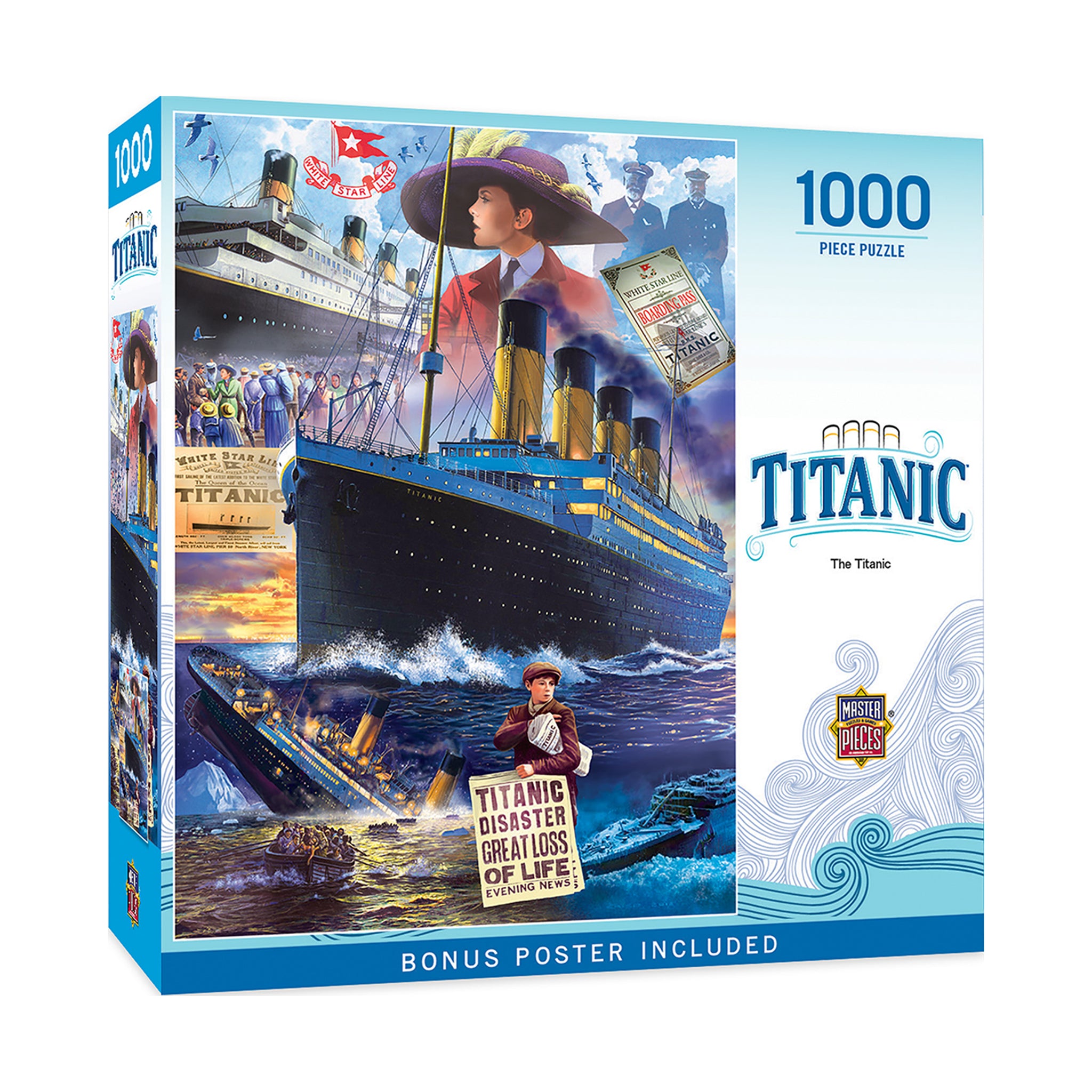 The Titanic - Collage Puzzle: 1000 Pcs | AreYouGame – AreYouGame.com