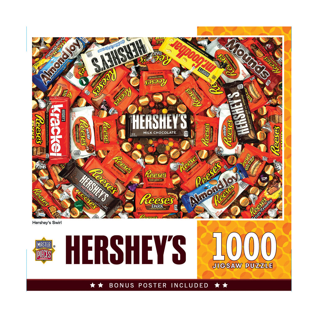 Masterpieces Puzzles Hershey's Swirl: 1000 Pcs