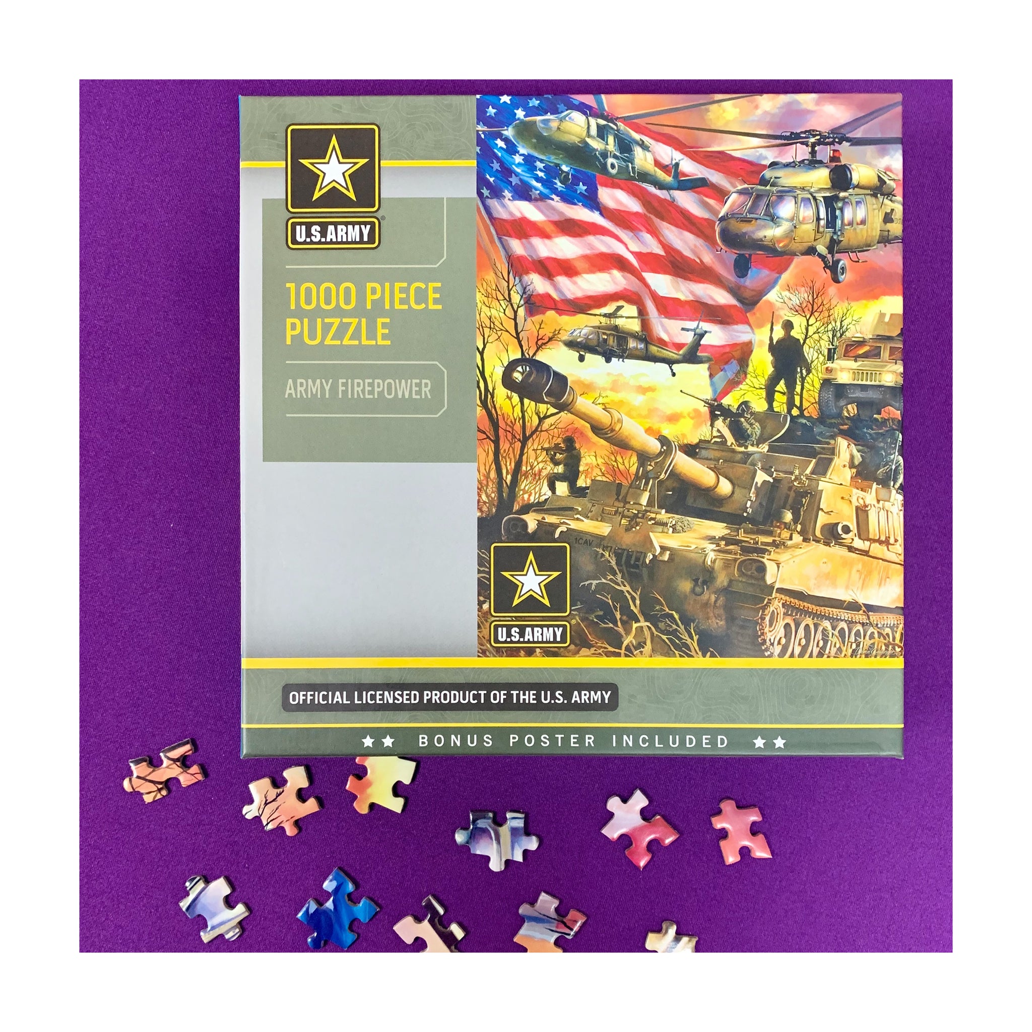 U.S. Army - Army Firepower: 1000 Pcs | Puzzles | AreYouGame