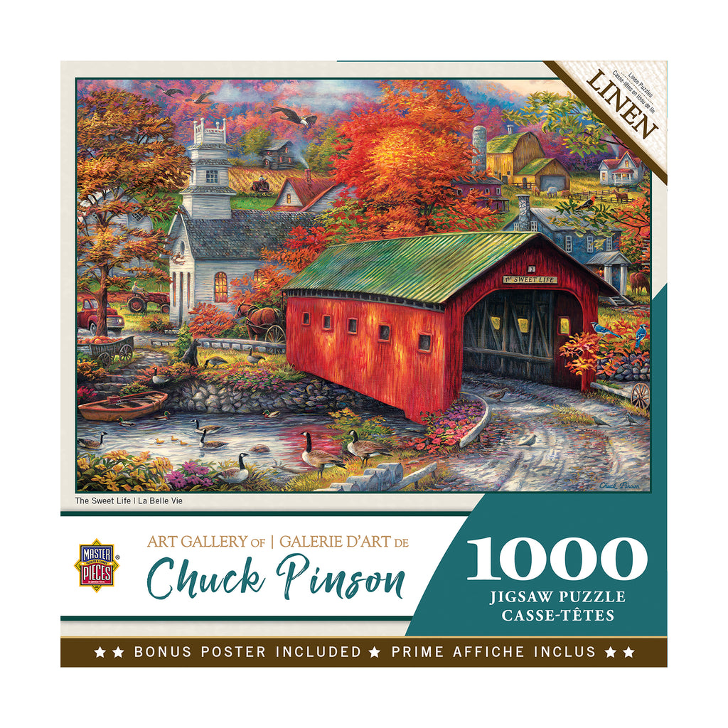 Masterpieces Puzzles Art Gallery of Chuck Pinson - The Sweet Life: 1000 Pcs