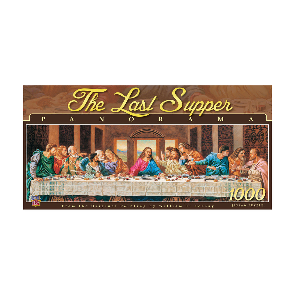 Masterpieces Puzzles The Last Supper Panorama Puzzle: 1000 Pcs