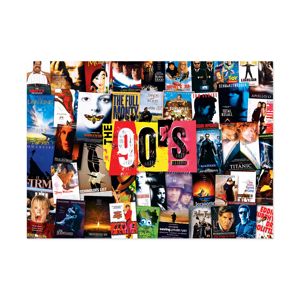 Masterpieces Puzzles Blockbuster Movies - 90s Blockbusters: 1000 Pcs
