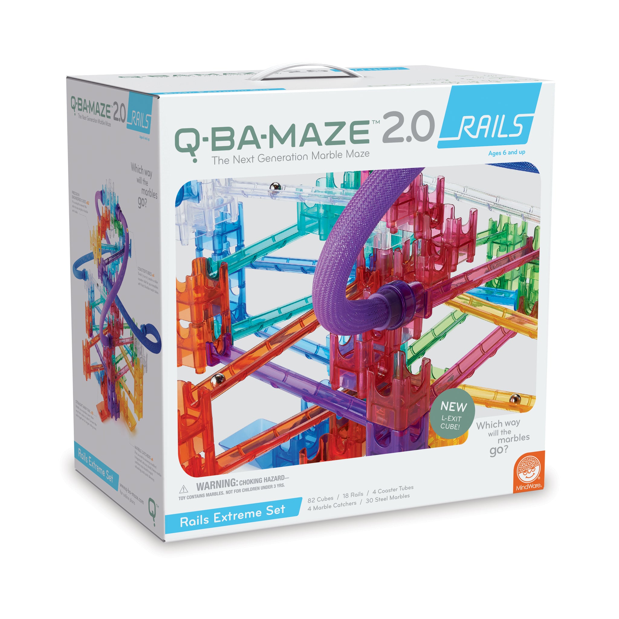 Q-BA-MAZE 2.0 Rails Extreme Set | Active Play | AreYouGame